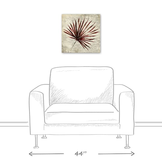 Fan Palm 16" x 16" Canvas Wall Art
